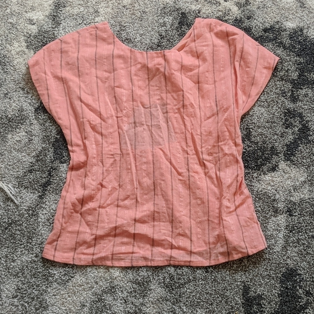 Zara girls linen like top